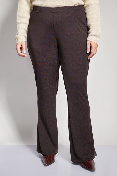 Παντελόνι lurex VERO MODA - Καφέ