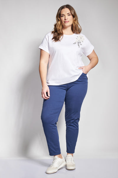 Παντελόνι πεντάτσεπο slim fit - Μπλε