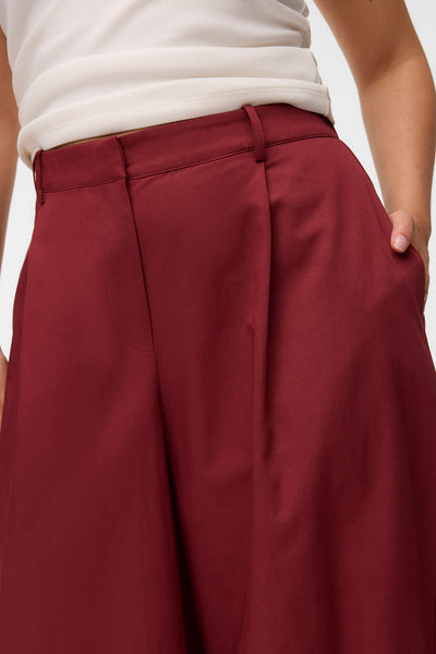 Παντελόνι σε στιλ barrel VERO MODA - Μπορντω