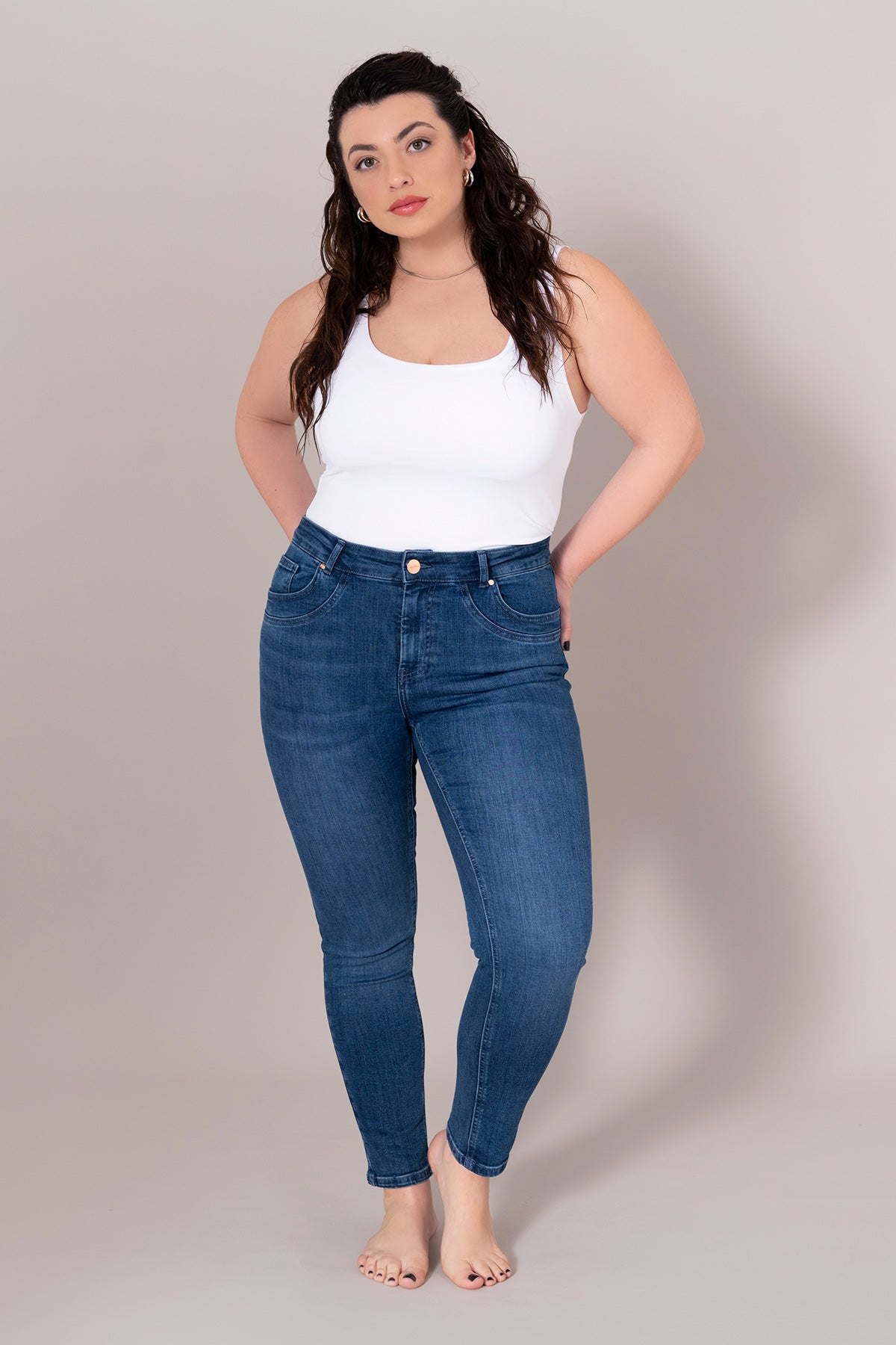 Παντελόνι τζιν Skinny Fit - Μπλε