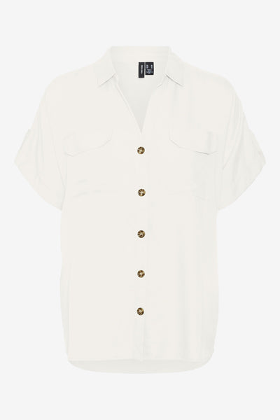 Viscose shirt with pockets VERO MODA - White