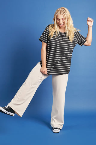 PRBT Tailored crepe trousers - Ecru