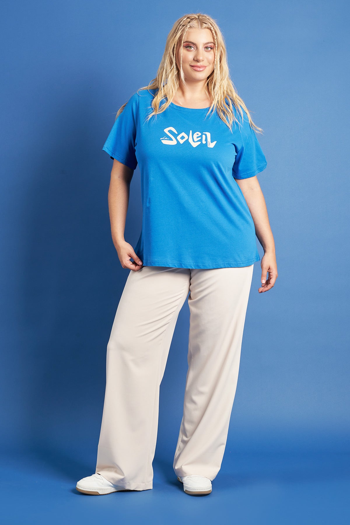 PRBT Tailored crepe trousers - Ecru