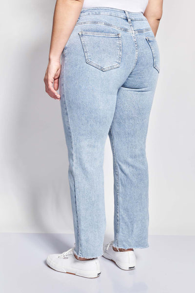 PRBT Straight Fit Jeans rinse wash - Blue