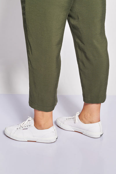 Ψηλόμεσο Παντελόνι twill - Χακί