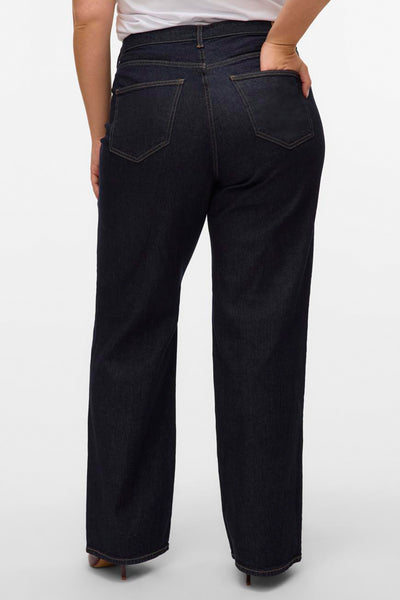 HIgh-rise wide-fit jeans - Blue