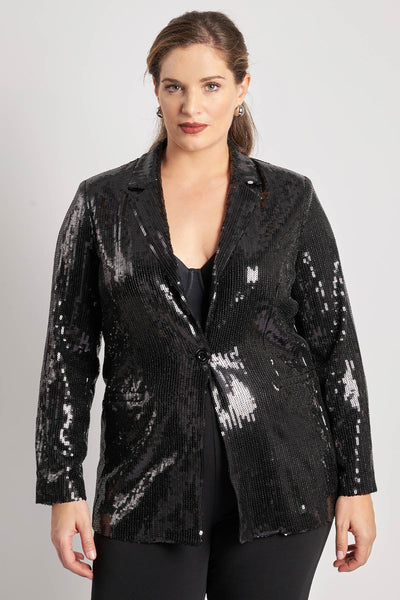 Sequin jacket - Black