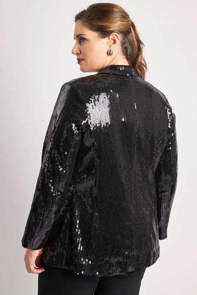 Sequin jacket - Black
