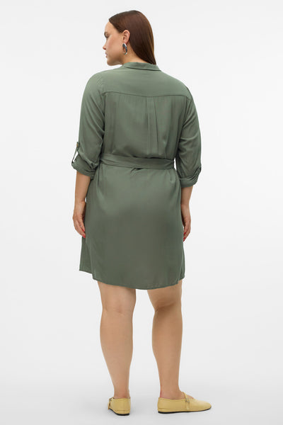 Σεμιζιέ φόρεμα VERO MODA - Χακί