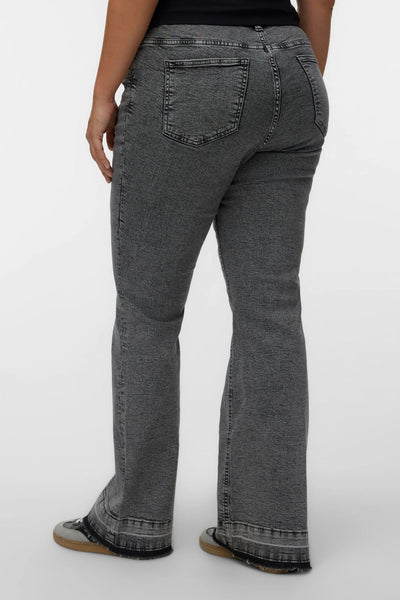 Τζιν καμπάνα ξεβαμμένο VERO MODA - Γκρι