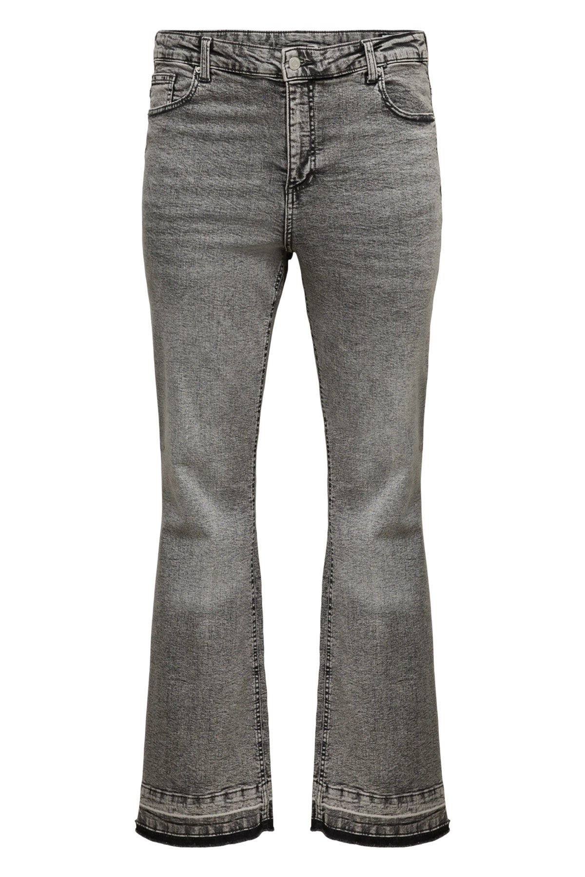 Τζιν καμπάνα ξεβαμμένο VERO MODA - Γκρι